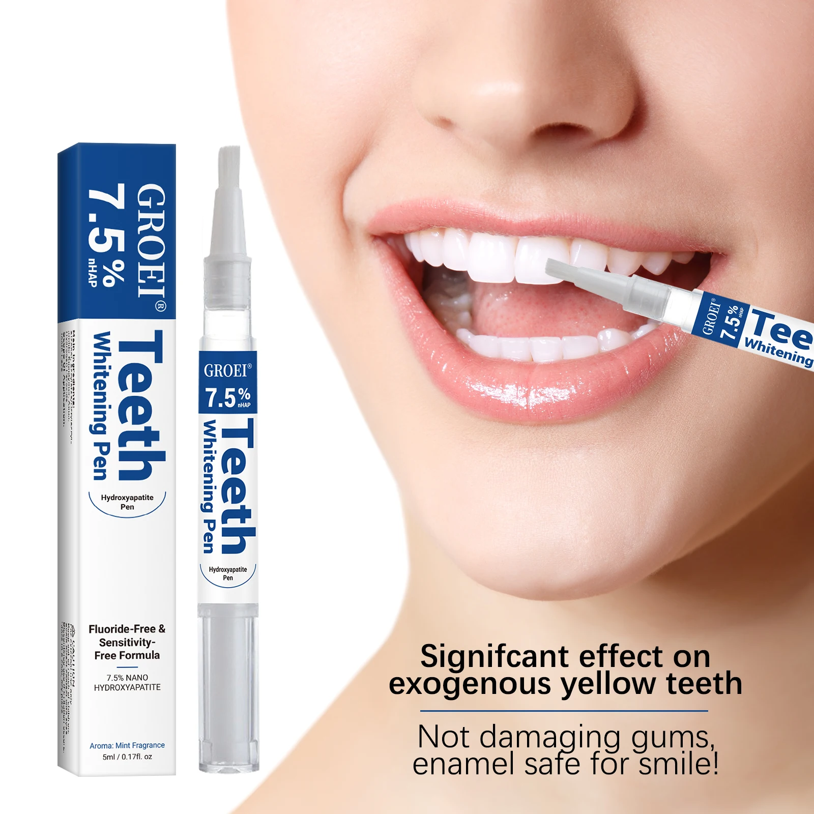 Teeth Whitening Essence - هيدروكسياباتيت تبييض الأسنان القلم المبهر الأبيض