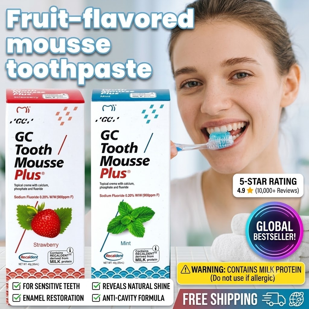 Teeth Whitening Mousse - معجون أسنان بنكهة الفواكه GC 50