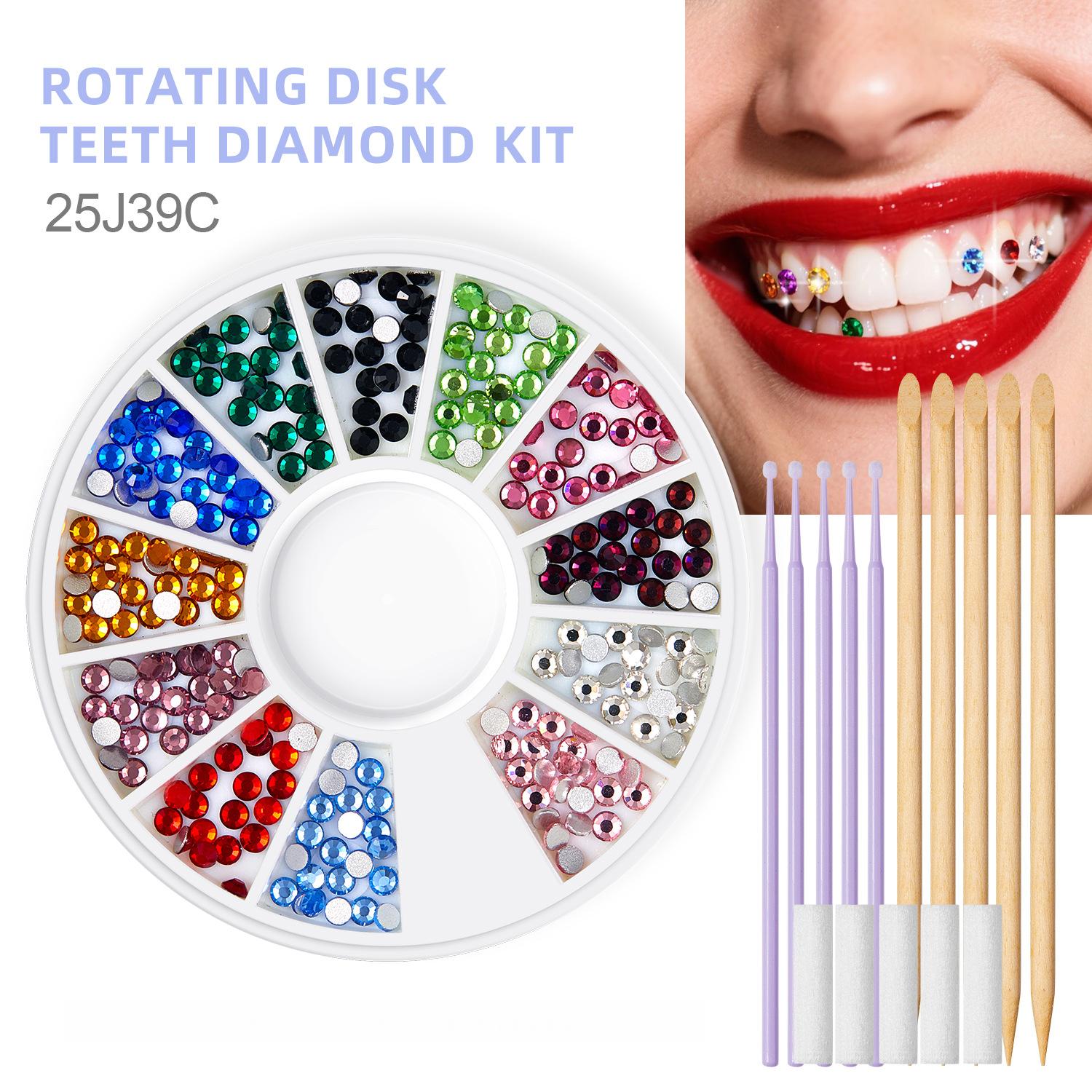 Tooth Gem Kit - طقم مجوهرات الأسنان DIY، مجموعة أحجار