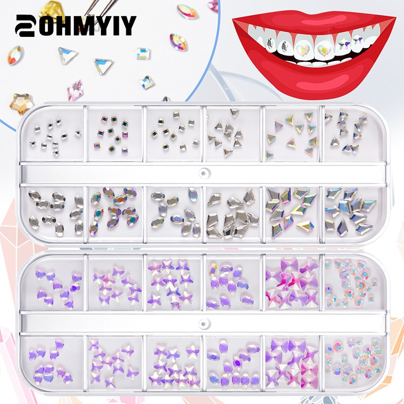 Tooth Gem Kit - حلي مجوهرات أسنان ماسية مع صندوق