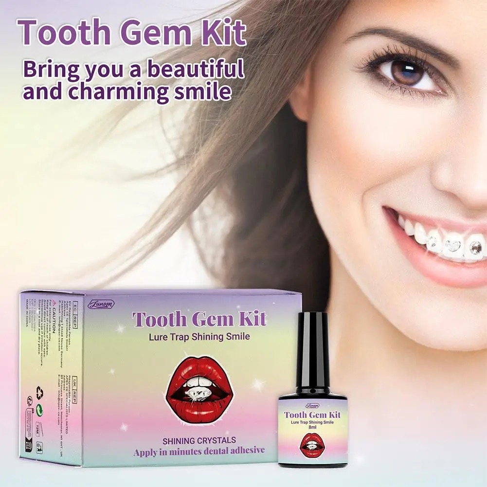 Tooth Gem Kit - طقم مجوهرات الأسنان DIY: أحجار كريمة