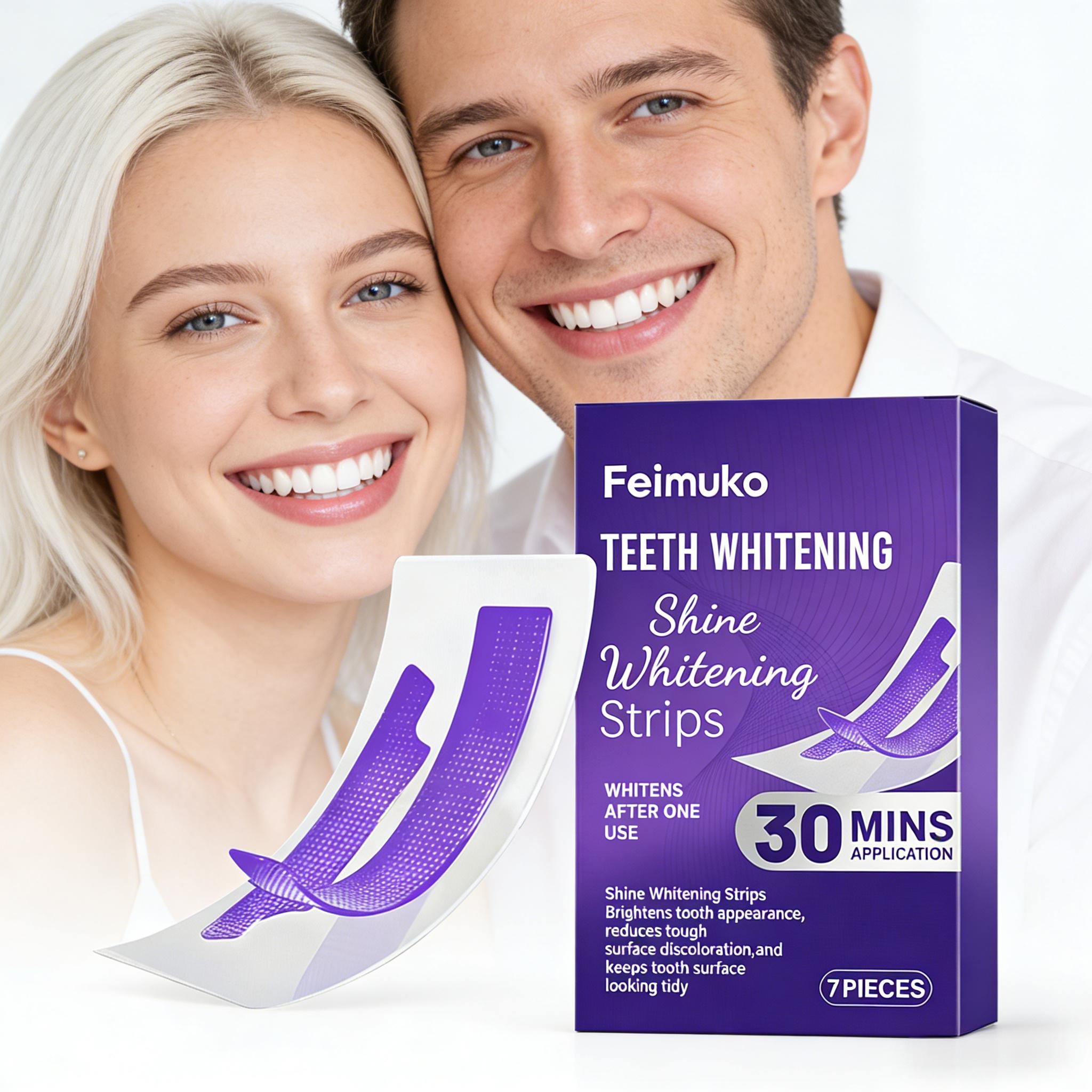 Teeth Whitening Street - شرائط تبييض الأسنان تقلل من حساسية