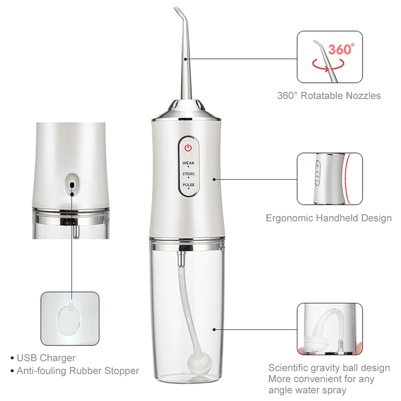 جهاز ري فموي كهربائي ذكي محمول - مراجعة Water Flosser Cordless وسعره