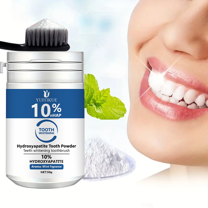 YUTIKUE 10% nHAP مسحوق الأسنان - مراجعة Teeth Whitening Lab وسعره