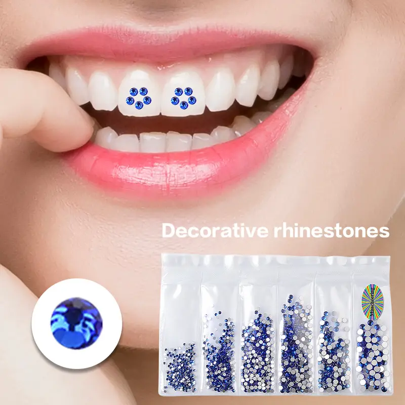 1 مجموعة الأسنان الأحجار الكري - مراجعة Tooth Gem Kit وسعره
