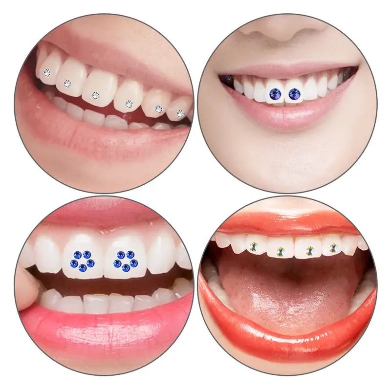 1 مجموعة الأسنان الأحجار الكري - مراجعة Tooth Gem Kit وسعره