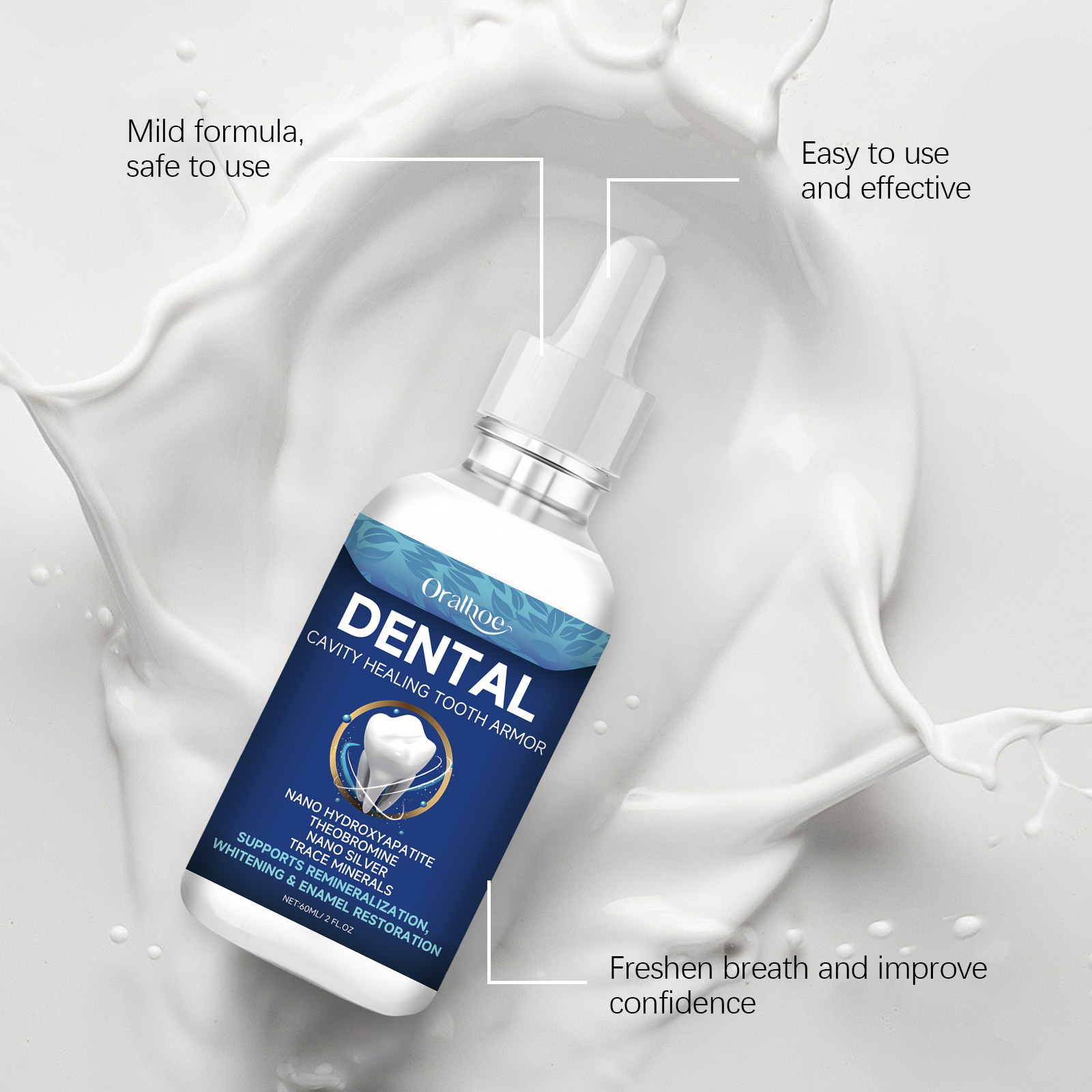 سيروم أورالهو لتفتيح الأسنان،  - مراجعة Teeth Whitening Essence وسعره