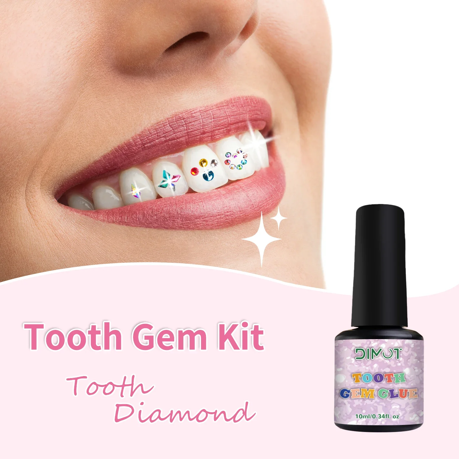 طقم مجوهرات الأسنان لتقوم بها  - مراجعة Tooth Gem Kit وسعره