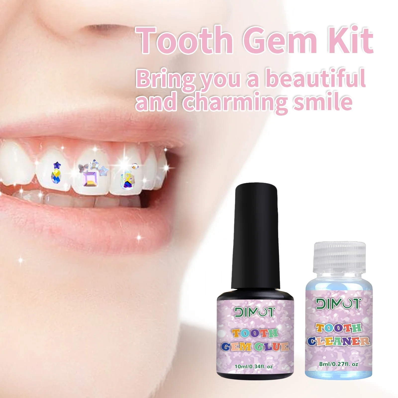 طقم مجوهرات الأسنان لتقوم بها  - مراجعة Tooth Gem Kit وسعره