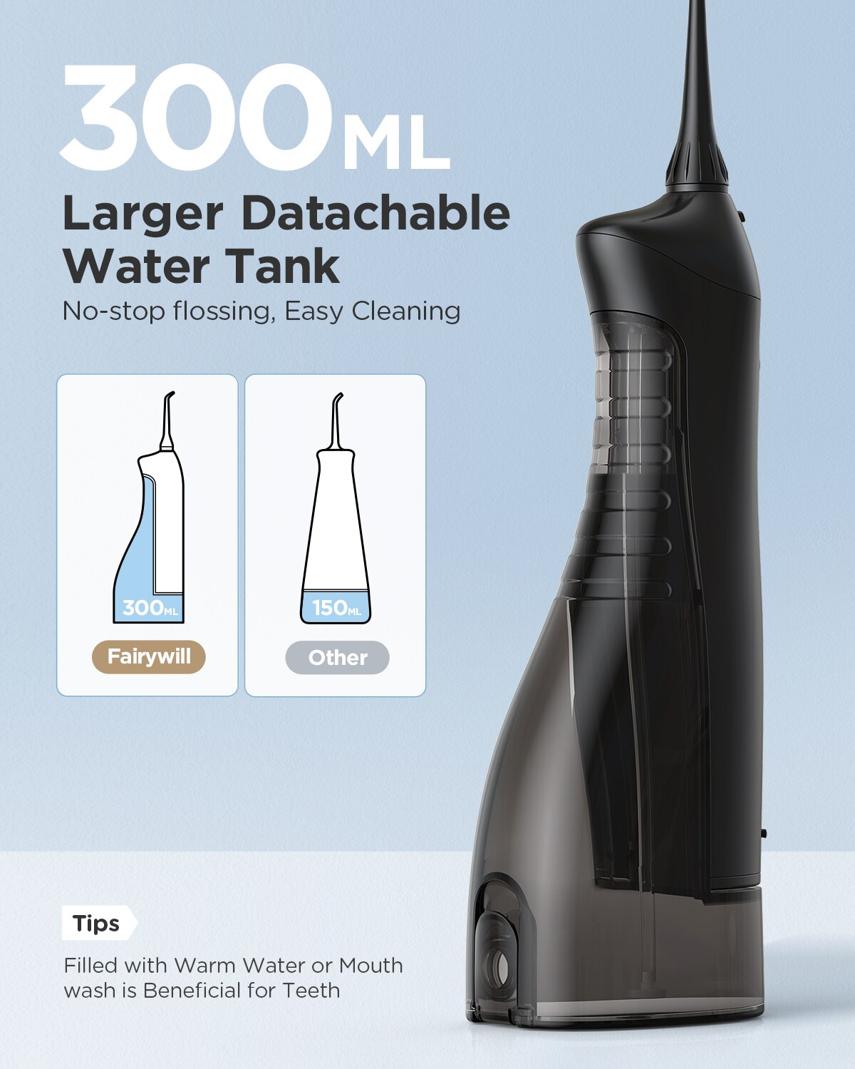 منظف أسنان من فايريوا مرواء فم - مراجعة Water Flosser Cordless وسعره