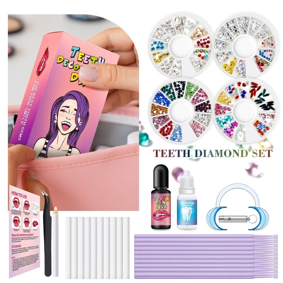 DIY الأسنان جوهرة كيت مجوهرات  - مراجعة Tooth Gem Kit وسعره