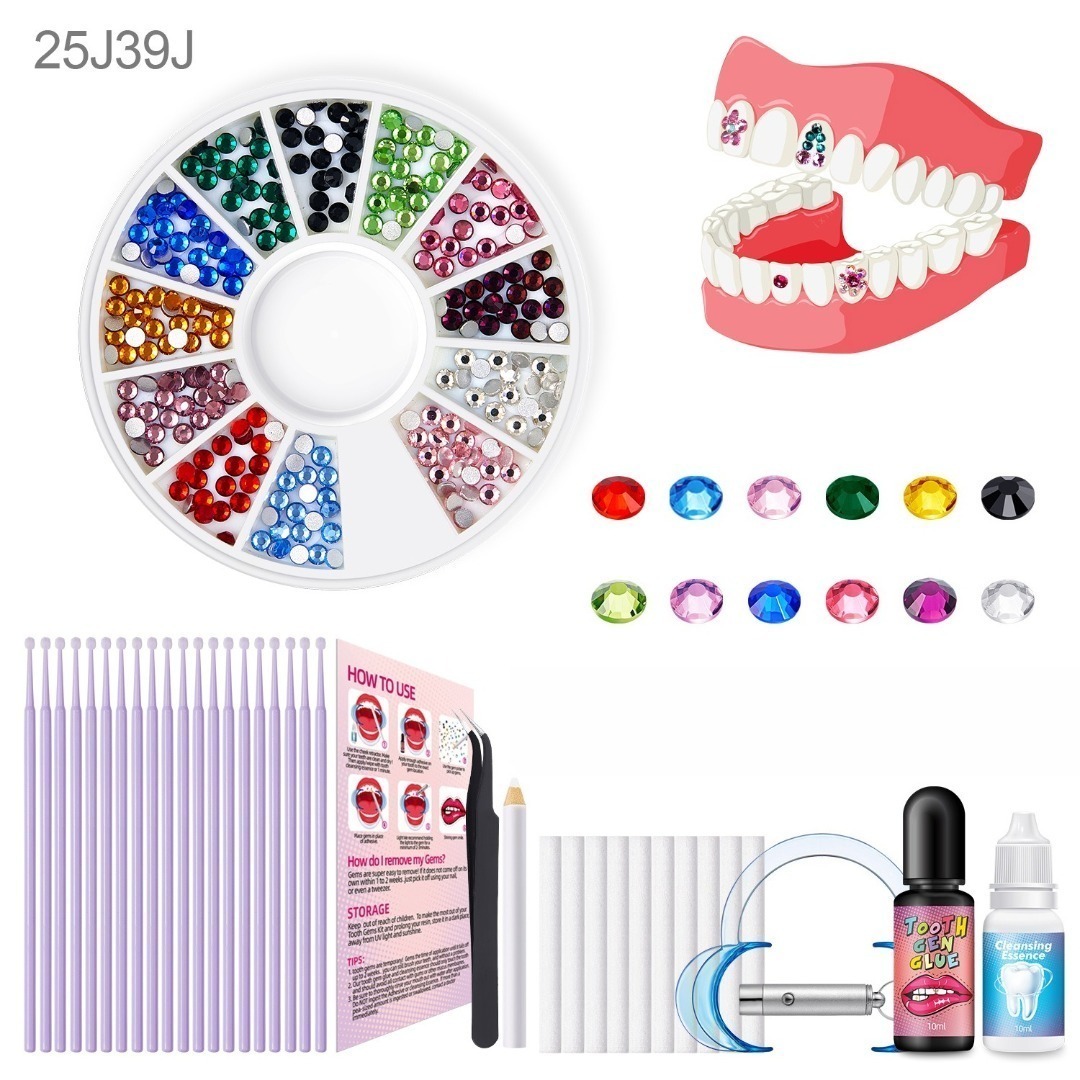 DIY الأسنان جوهرة كيت مجوهرات  - مراجعة Tooth Gem Kit وسعره