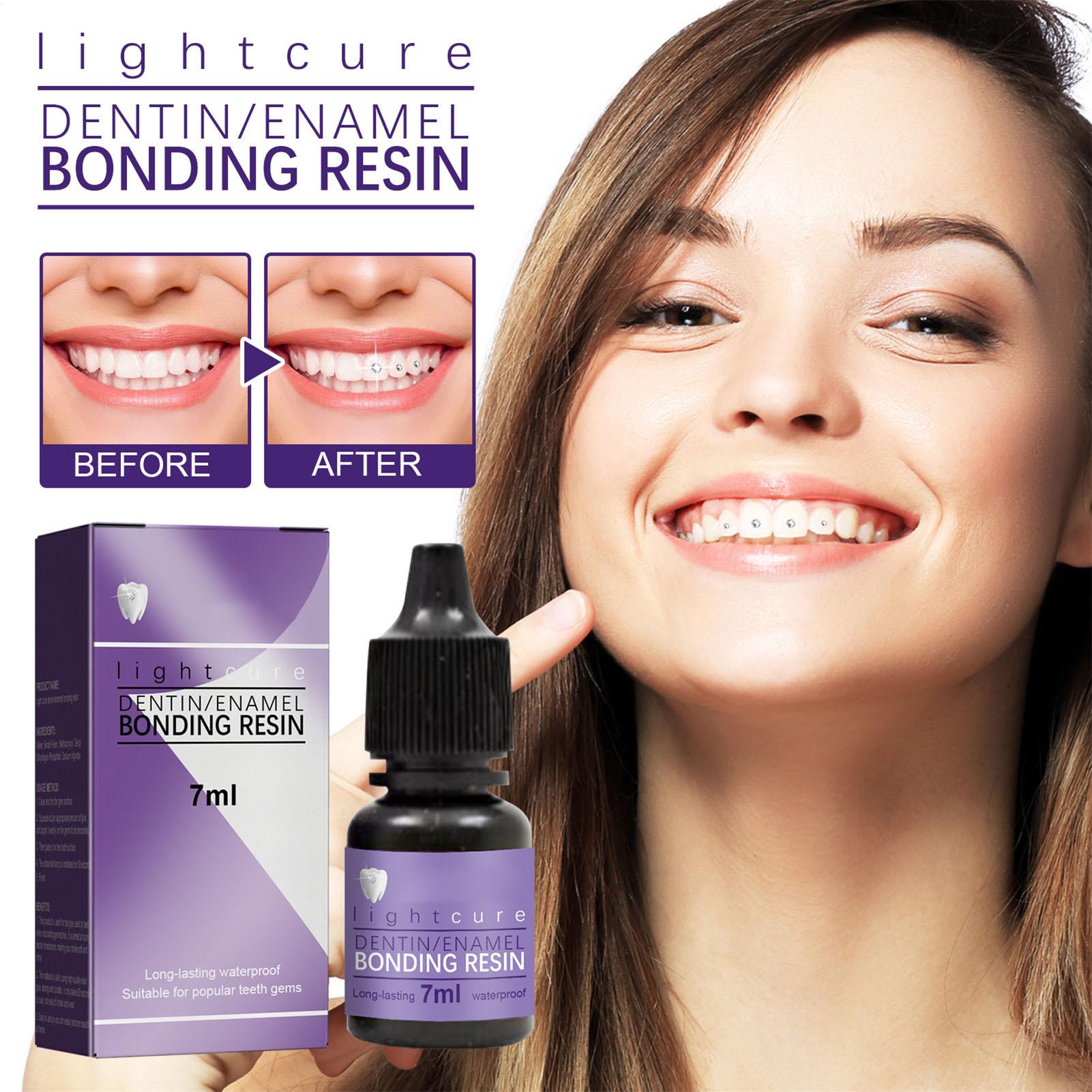 لاصق أسنان 7 مل لتثبيت الأحجار - مراجعة Tooth Gem Kit وسعره