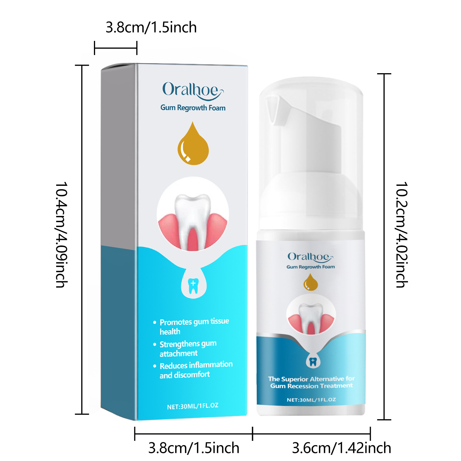معجون أسنان رغوي لإصلاح اللثة، - مراجعة Teeth Whitening Mousse وسعره