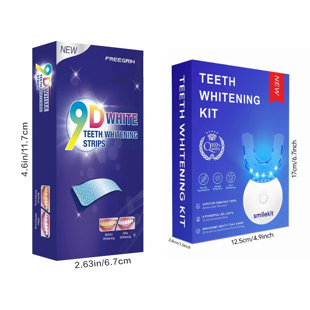 مجموعة تبييض الأسنان - 5X مبيض - مراجعة Teeth Whitening Street وسعره