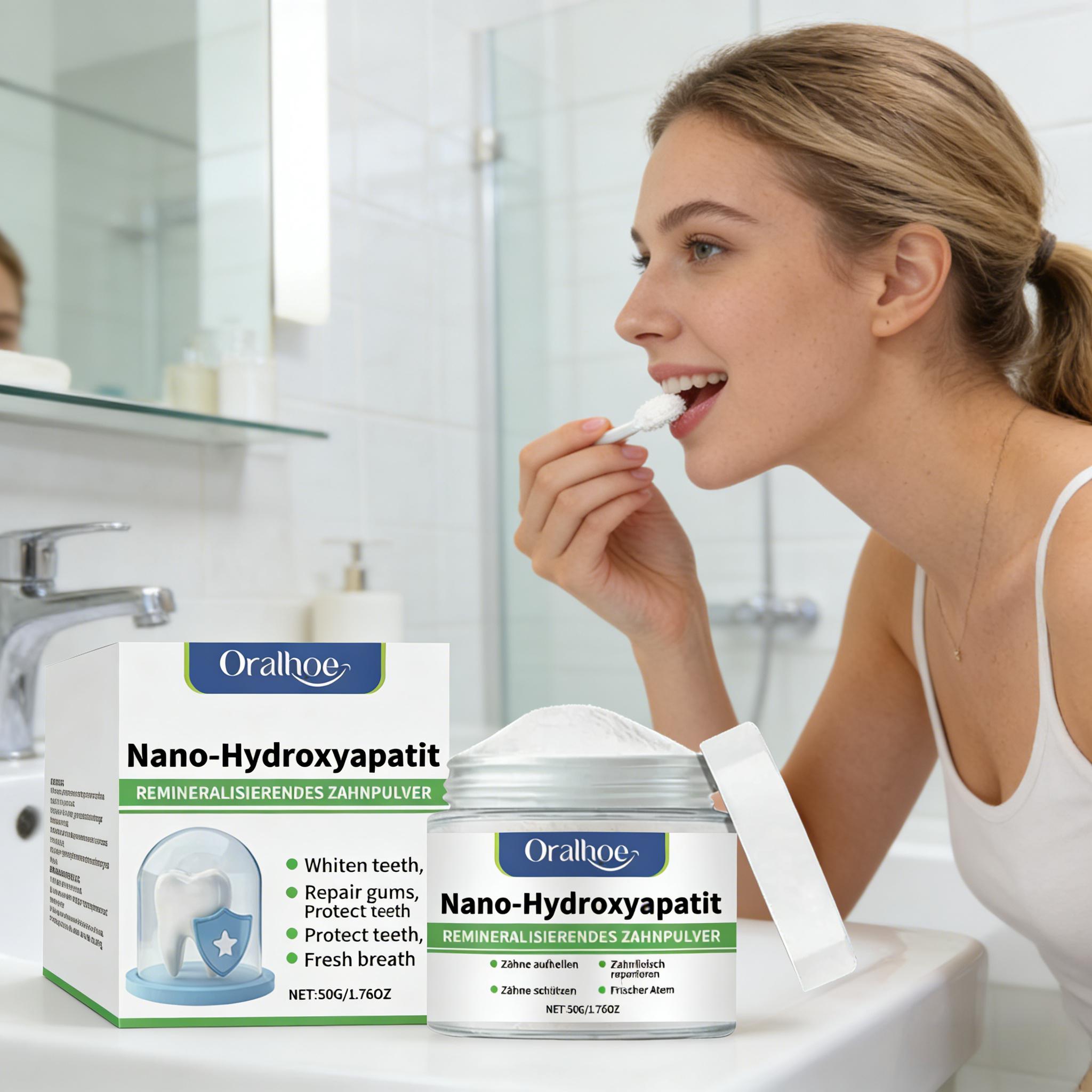 مسحوق تبييض الأسنان Oralhoe، ت - مراجعة Teeth Whitening Powder وسعره