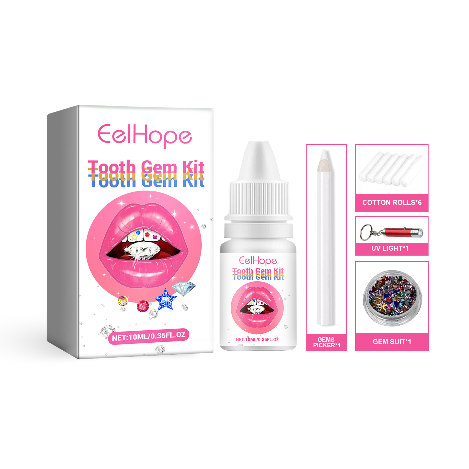 لتقوم بها بنفسك الأسنان الأحجا - مراجعة Tooth Gem Kit وسعره