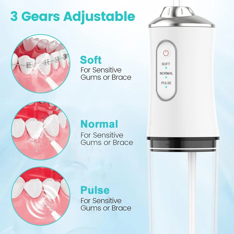 المحمولة جهاز تنظيف الأسنان با - مراجعة Water Flosser Cordless وسعره