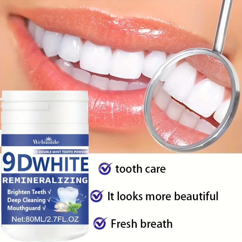 مسحوق أسنان 9D أبيض لإعادة ترس - مراجعة Teeth Whitening Lab وسعره