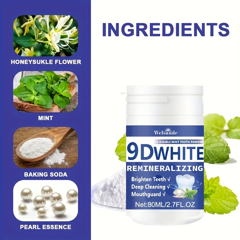 مسحوق أسنان 9D أبيض لإعادة ترس - مراجعة Teeth Whitening Lab وسعره