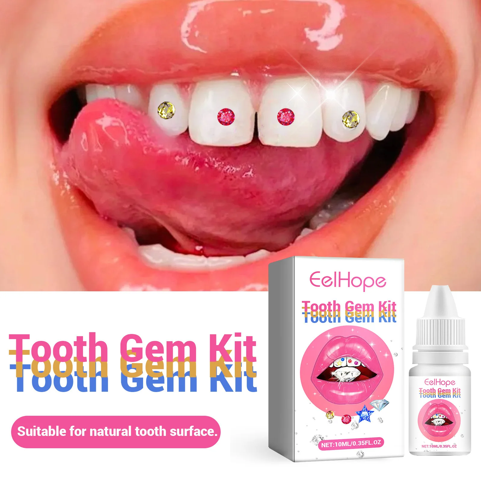 طقم مجوهرات الأسنان للتركيب ال - مراجعة Tooth Gem Kit وسعره