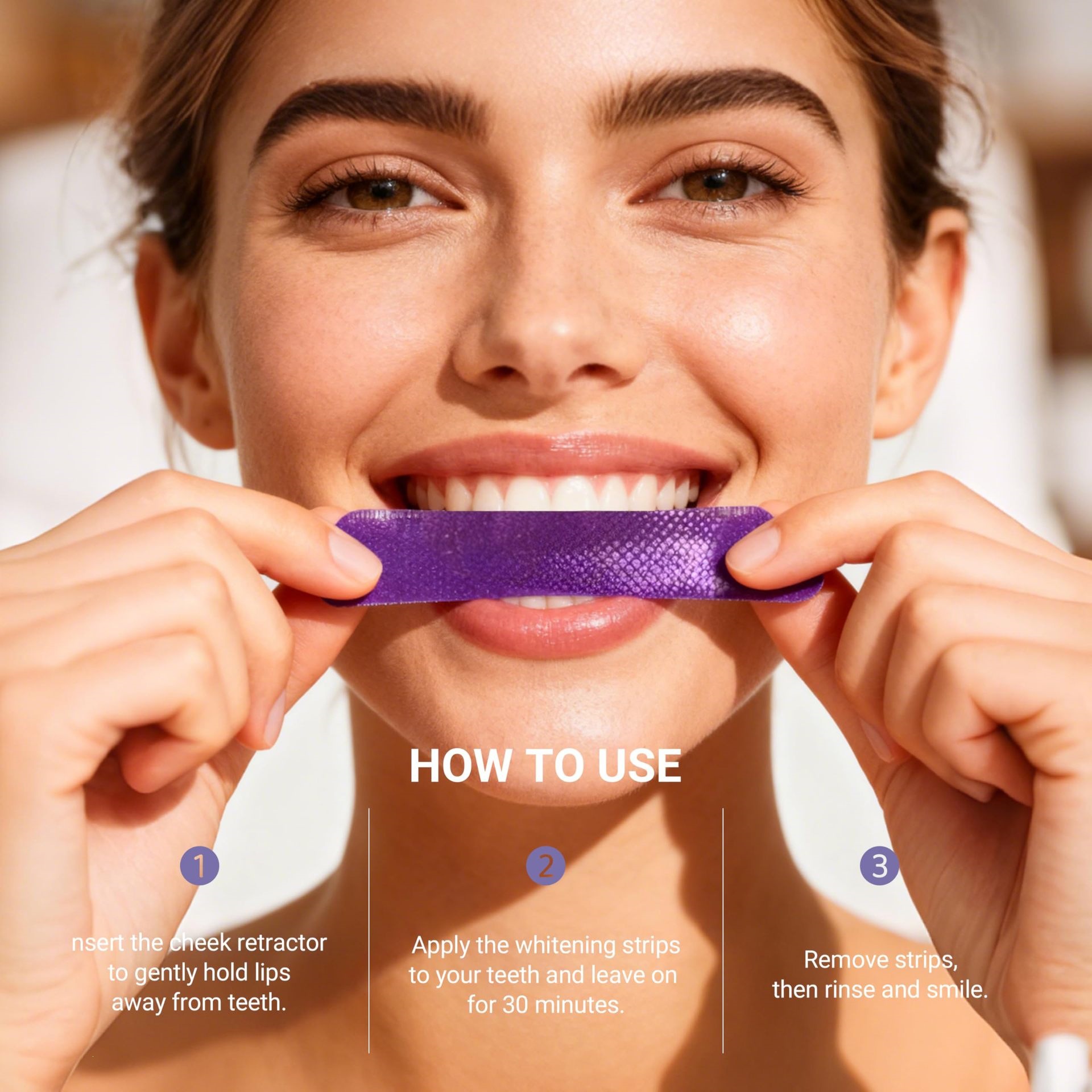 شرائط تبييض الأسنان باللون الأ - مراجعة Teeth Whitening Street وسعره