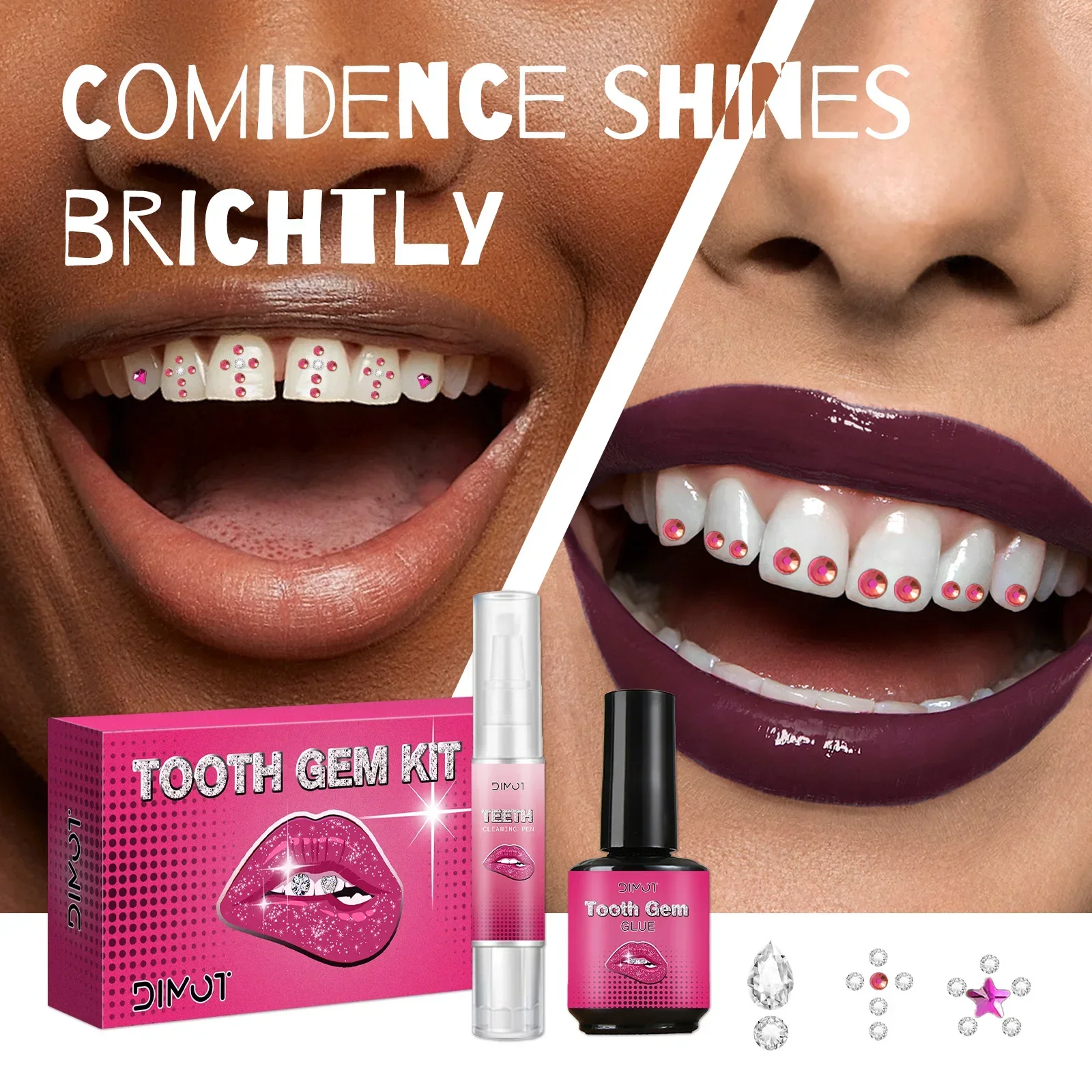 مجموعة أحجار كريمة الأسنان DIY - مراجعة Tooth Gem Kit وسعره