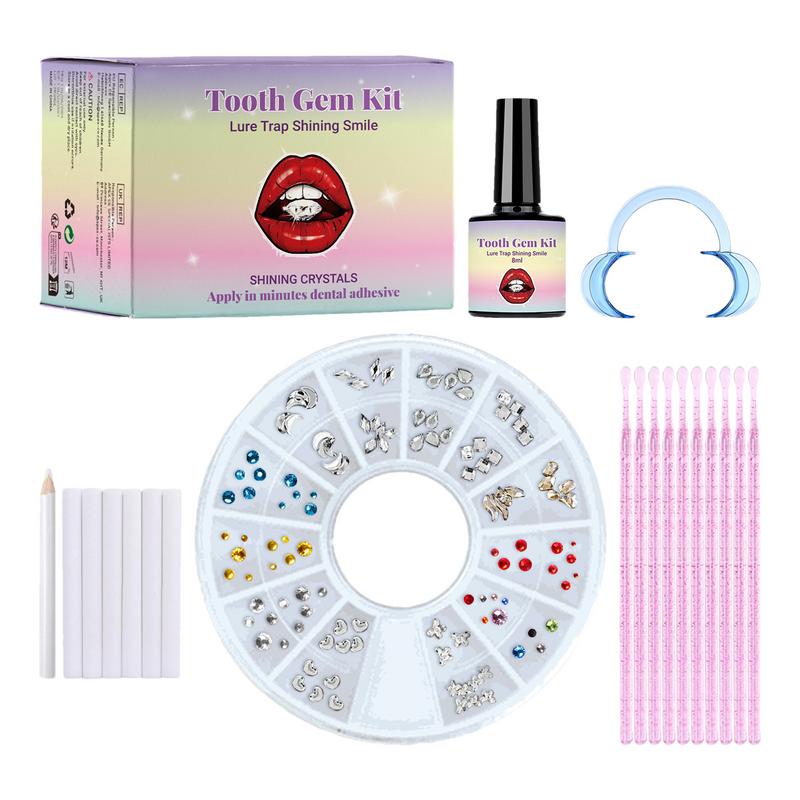 طقم بلورات الأسنان والماس للأس - مراجعة Tooth Gem Kit وسعره