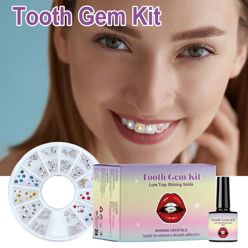 طقم بلورات الأسنان والماس للأس - مراجعة Tooth Gem Kit وسعره