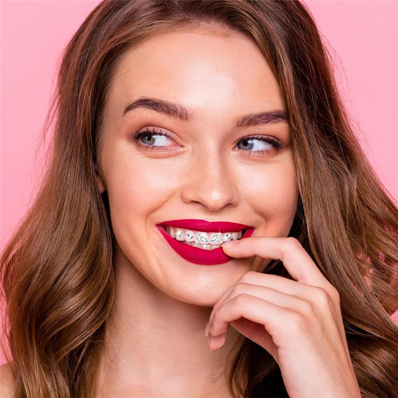 طقم AB68 لتزيين الأسنان بالكري - مراجعة Tooth Gem Kit وسعره