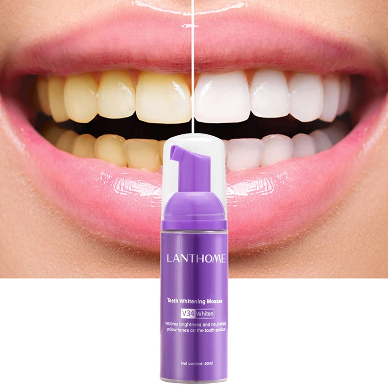 معجون أسنان تبييض فعال ، إزالة - مراجعة Teeth Whitening Mousse وسعره
