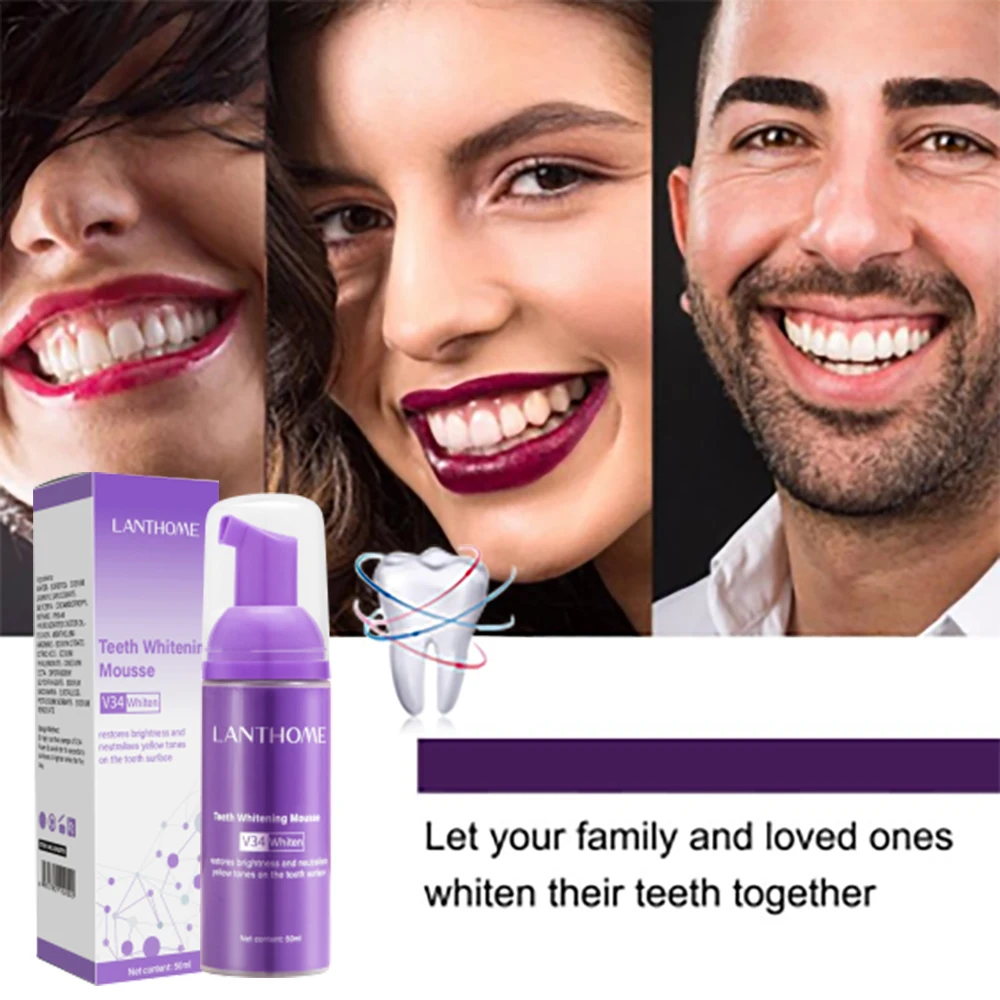 معجون أسنان تبييض فعال ، إزالة - مراجعة Teeth Whitening Mousse وسعره