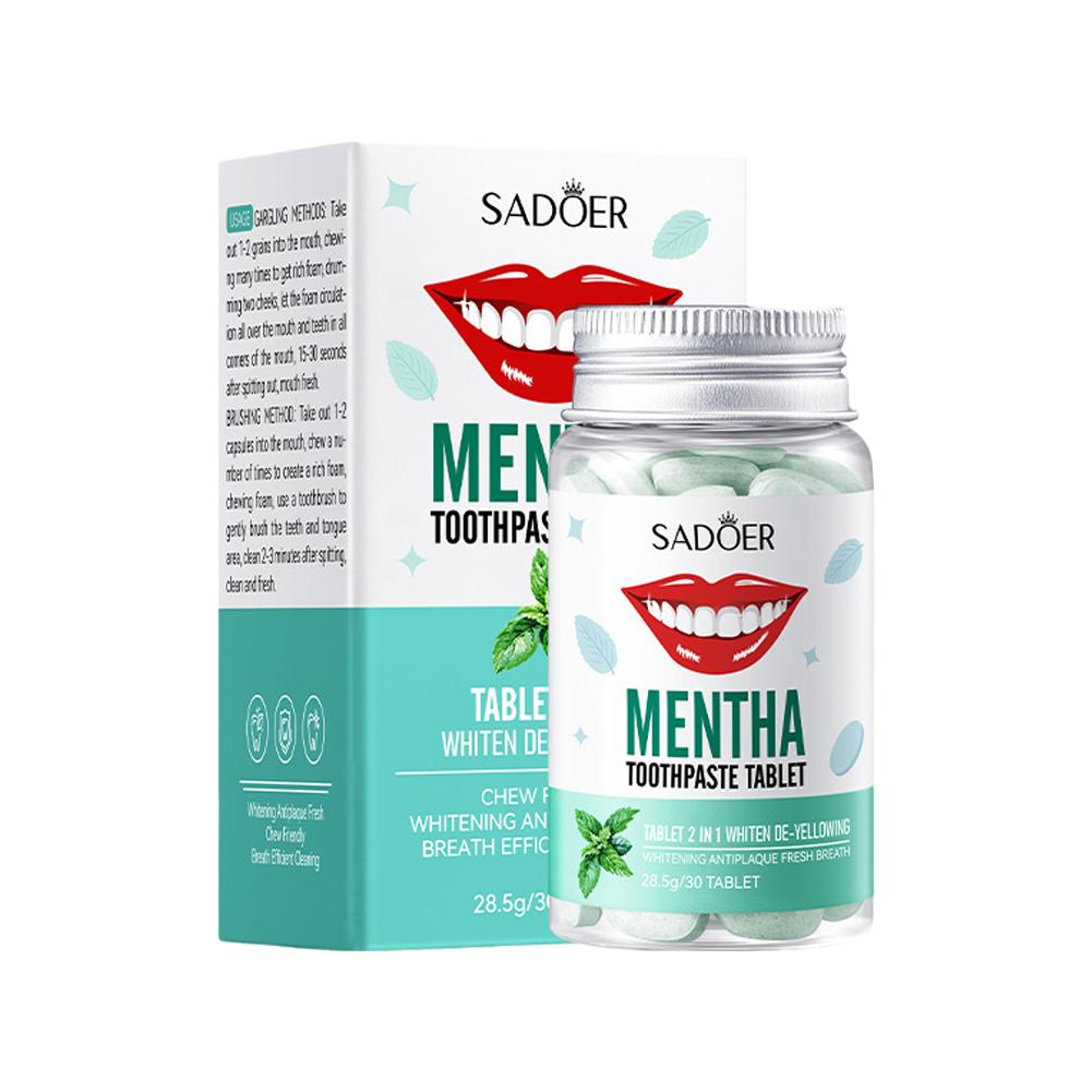 أقراص معجون الأسنان الصلبة بال - مراجعة Teeth Whitening Street وسعره