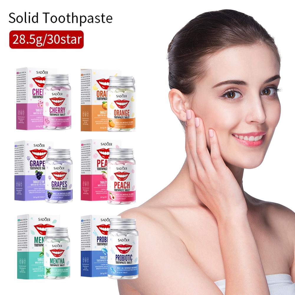 أقراص معجون الأسنان الصلبة بال - مراجعة Teeth Whitening Street وسعره